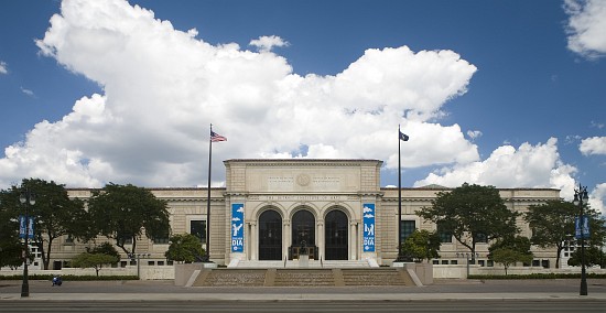 Exterior view of the Detroit Institute of Arts à 