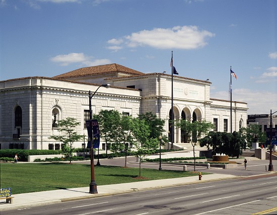 Exterior view of the Detroit Institute of Arts à 