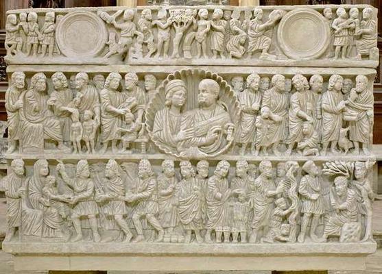 Early Christian sarcophagus (marble) à 