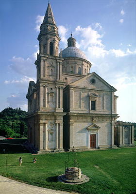 Exterior view showing the detached campanile and dome designed by Antonio da Sangallo the Elder (145 à 
