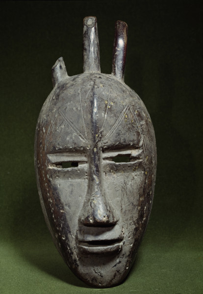 Gehoernte Maske, Bamana, Mali / Holz à 