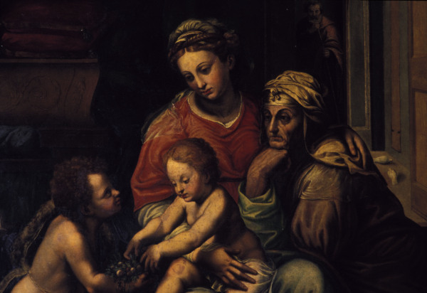 Giulio Romano / Mary, child, Elizabeth à 