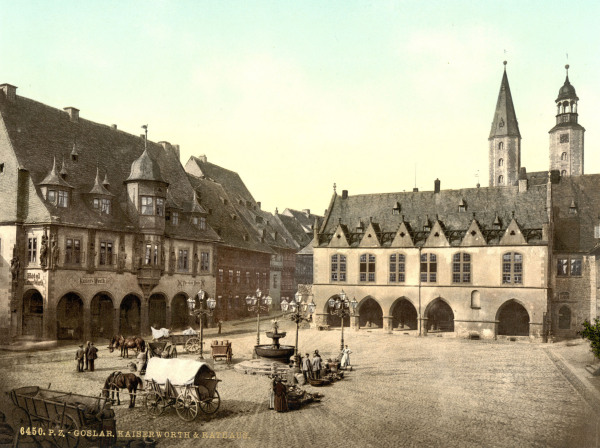 Goslar, Market Place w.Kaiserworth à 