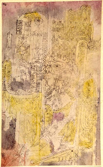 Gothic Rococo, 1919 (no 67) (pen & w/c on paper on cardboard)  à 