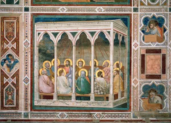 Giotto, La Pentecote à 