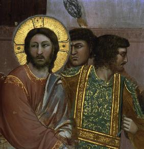 Giotto, Jesus devant Caiphe, Det.: Jesus