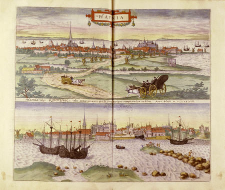 Hand-Colored Engraving From Civitates Orbis Terrarum By Georg Braun And Frans Hogenberg à 