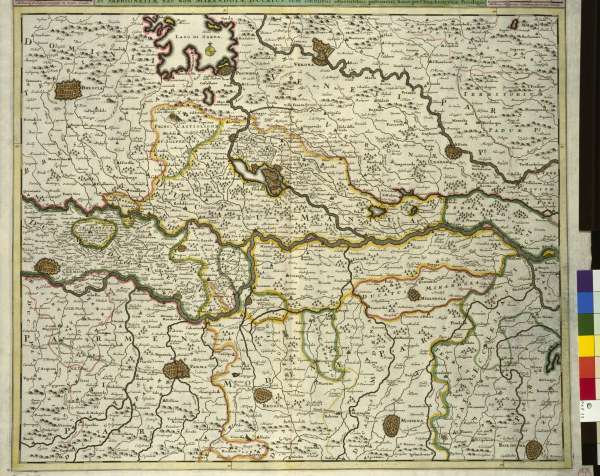Dukedome of Mantua , map 1675. à 