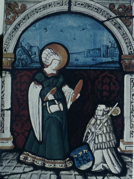 Saint Elizabeth and benefactors à 
