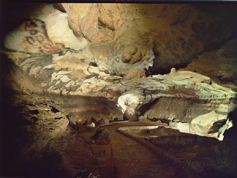 Höhle von Lascaux,  Saal der Stiere à 