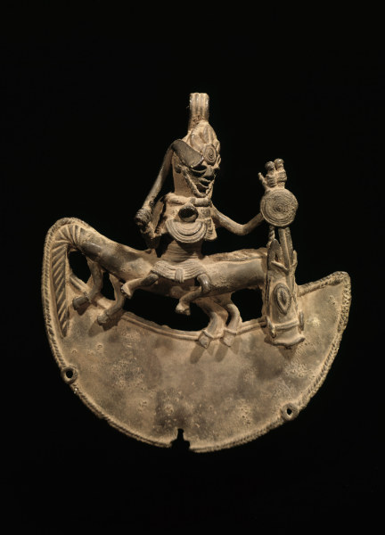 Horse Rider / Benin, Nigeria / Bronze à 