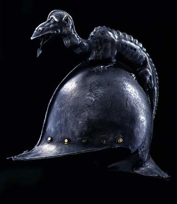 Helmet decorated with a dragon, Italian, c.1500 à 