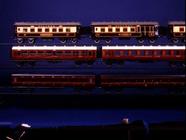 Hornby train coaches, English, 20th century