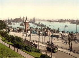 Hamburg Harbour, Landing Stage