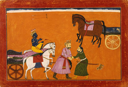 ? Illustration To Bhagavatat Purana Basoli Circa 1750 à 