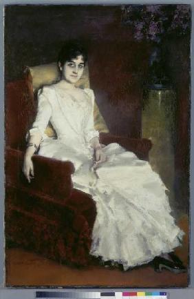 Irene von Keller, die Frau des Künstlers