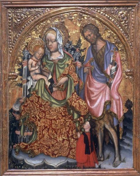Vierge a l''Enfant / Peint. italienne 15e à 