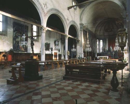 Interior view of the choir and presbytery (photo) à 