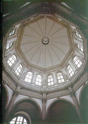 Interior view of the cupola designed by Baldassare Longhena (1598-1682) (photo) à 