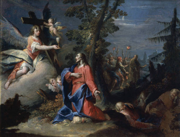 J. Marieschi, Christ, Mont des Oliviers à 
