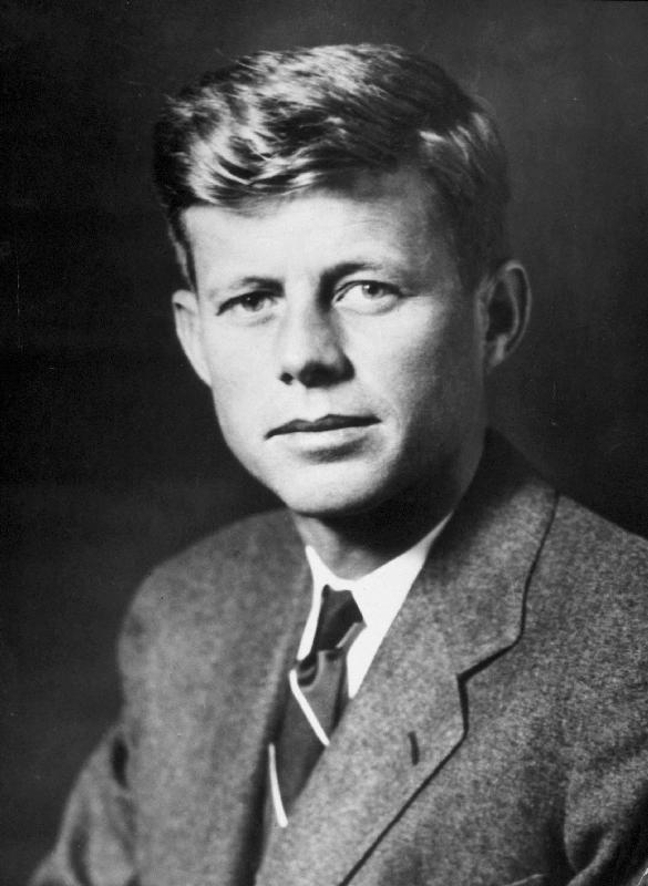 John Fitzgerald Kennedy future American President à 