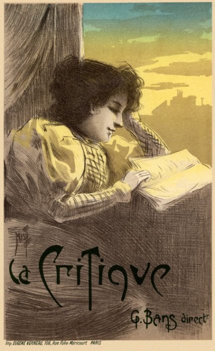 Journal La Critique (Poster) à 