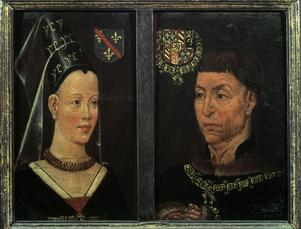 Charles the Bold and his wife à 