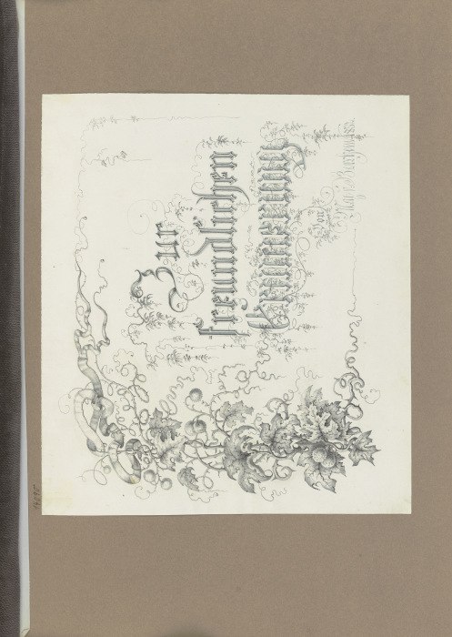 Klebealbum der Marie Auguste Emilie Freiin von Günderrode, Seite 56 à 