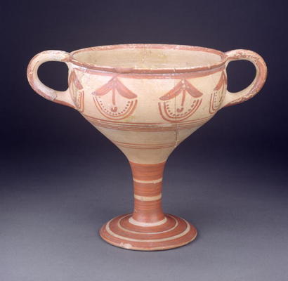 Kylix, Rhodes, Mycenaean, Greece, c.1500 (painted earthenware) à 