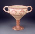 Kylix, Rhodes, Mycenaean, Greece, c.1500 (painted earthenware)