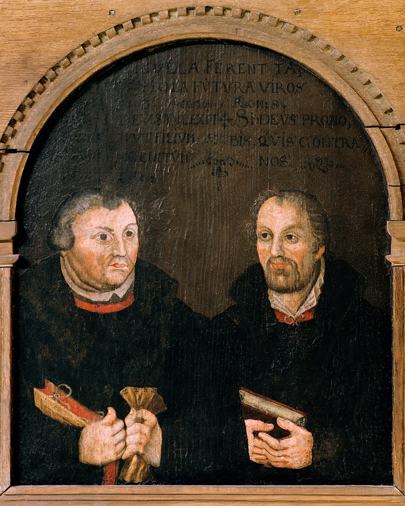 Luther and Melanchthon , Double Portrait à 