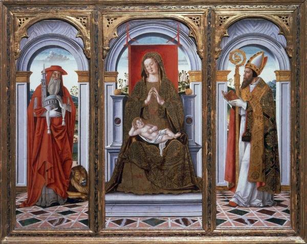 Vierge a l''Enfant / Saints / Boldrini à 