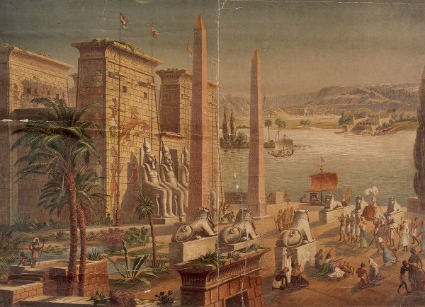 Luxor in Pharaonic Times , School Mural à 