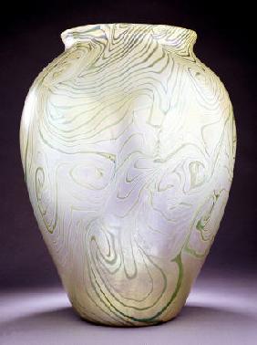 Large Favrile Glass Vase