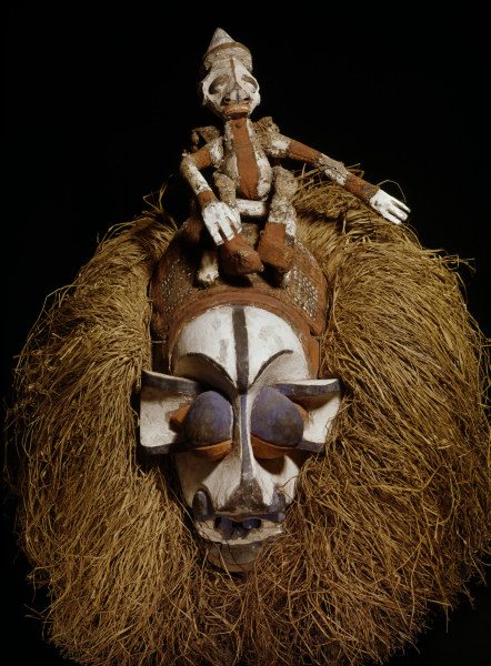 Maske, Yaka, Kongo / Holz à 