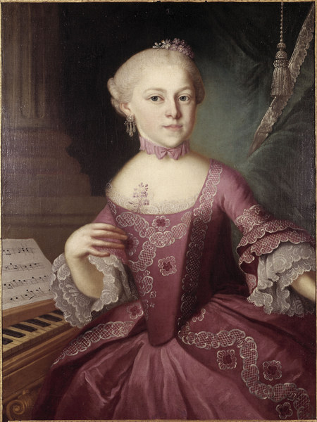 Mozart,Maria Anna (Nannerl) à 