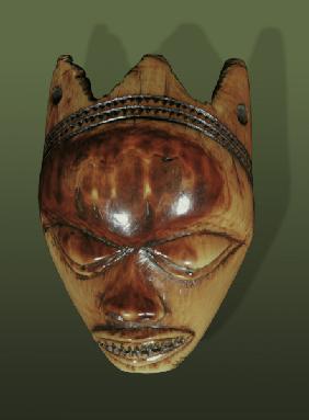 Maske, Pende, Kongo / Elfenbein