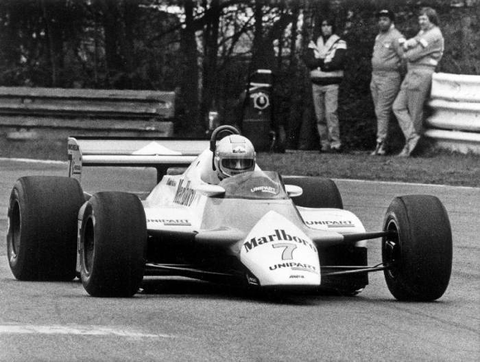 Neg:B34571PL Le pitote automobile britannique John Marshall Watson lors du prix de Belgique au circu à 