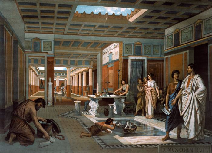 Pompeii , Cornelius Rufuss house à 