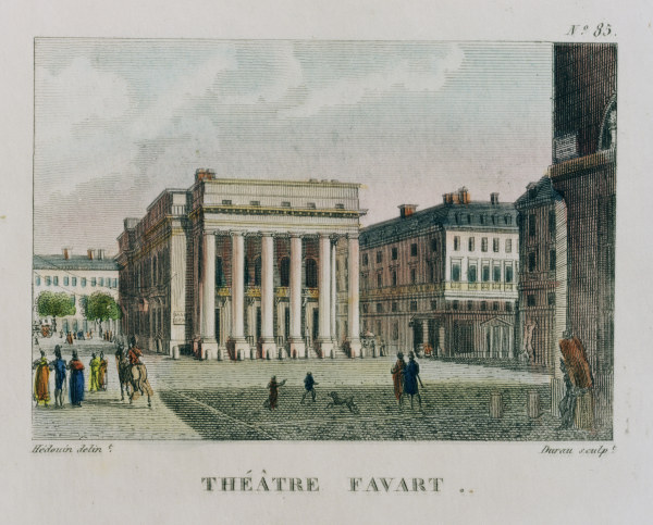 Paris, Théâtre Favart / nach Hédouin à 