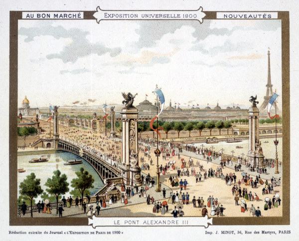 Paris , Pont Alexandre III à 