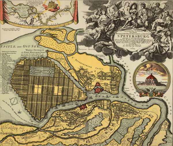 Plan of St. Petersburg à 
