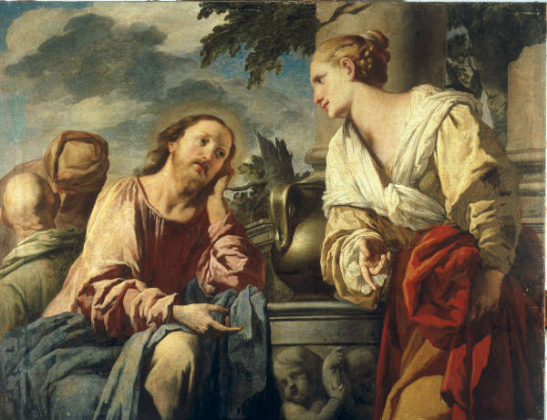 P. Negri /Le Christ et la Samaritaine à 