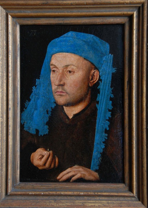 Portrait of a man with a blue chaperon (Man with Ring) à 