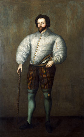 Portrait Of A Gentleman Traditionally Identified As Sir Francis Drake à 