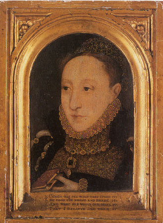 Portrait Of Queen Elizabeth I, Bust-Length, Holding A Prayer Book à 