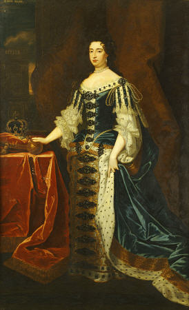 Portrait Of Queen Mary II (1662-1694, In State Robes à 