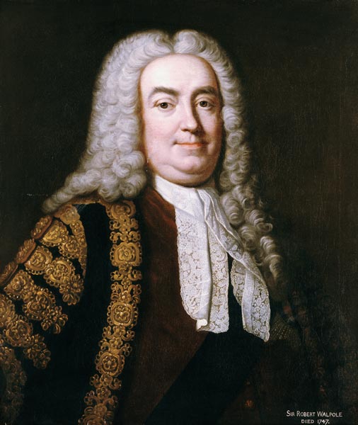 Portrait Of Sir Robert Walpole, 1st Earl Of Orford (1676-1745) à 