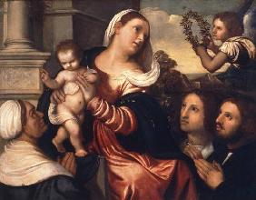 Palma Vecchio / Vierge a l''Enfanta