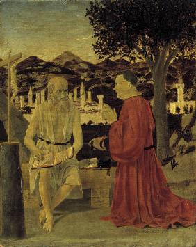 Piero d. Francesca/St Jerome/Donnateur